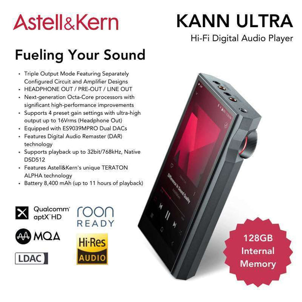 Astell&Kern Kann Ultra, Digital Audio Player: Premium High-Resolution Music Player DAP (Kann Ultra)