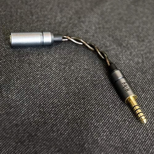 HiBy Balanced Impedance Adapter: 4.4mm to 4.4mm Balanced Earphone and Headphone Adapter (4.4)