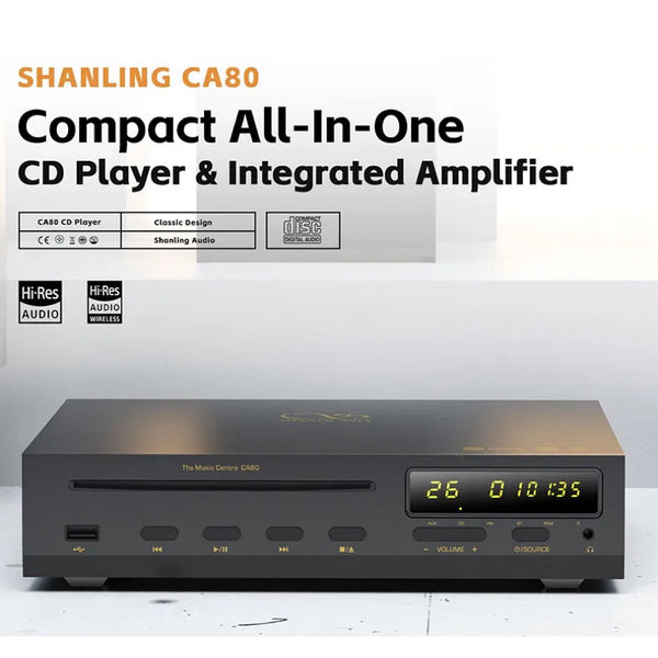 Shanling CA80, CD Player: ES9219MQ DAC Multi-Purpose CD Player (CA 80)