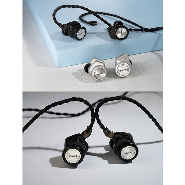 iBasso 3T-154, In-Ear Monitors: 15.4mm Moving Coil Dynamic Diaphragm Tesla Interchangeable Earphones IEM (3T-154)