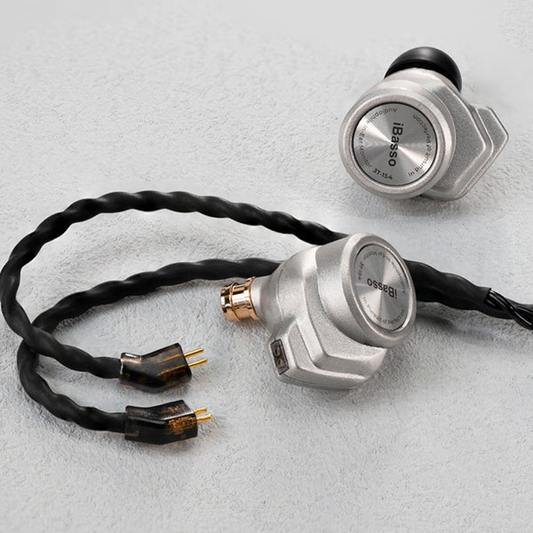 iBasso 3T-154, In-Ear Monitors: 15.4mm Moving Coil Dynamic Diaphragm Tesla Interchangeable Earphones IEM (3T-154)