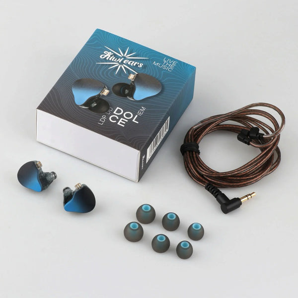 Kiwi Ears Dolce, In-Ear Monitors: 10MM LDP Dynamic Driver Earphones IEM