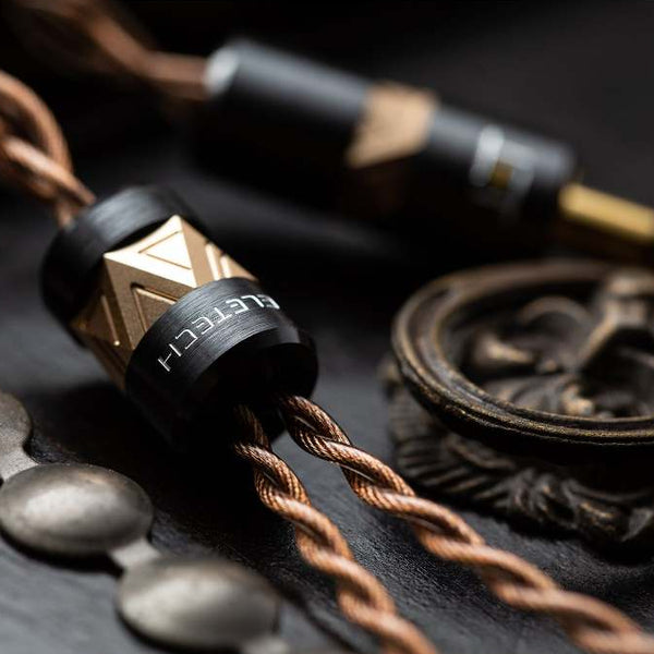 Eletech Raphael, In-Ear Monitor Upgrade Cable: Ultra High-Purity Gold-Plated IEM Cable (Raphael)