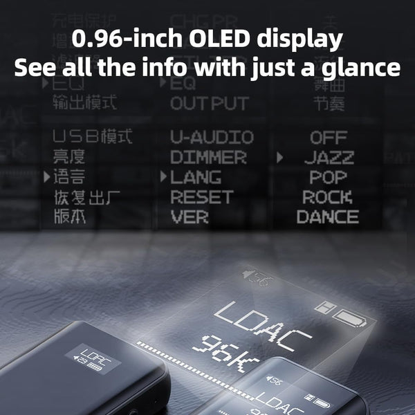 FiiO BTR15, Portable Bluetooth DAC and Amplifier: with 3.5 and 4.4mm Balanced Output portable Bluetooth DAC/AMP (BTR 15)