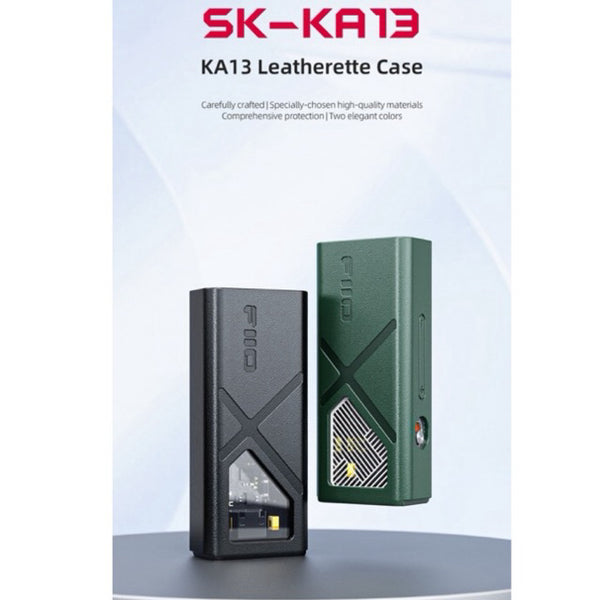 FiiO SK-KA13, Exclusive Leather Cover Case: Casing for KA13 Leatherette Case (SKKA13, SK KA13)