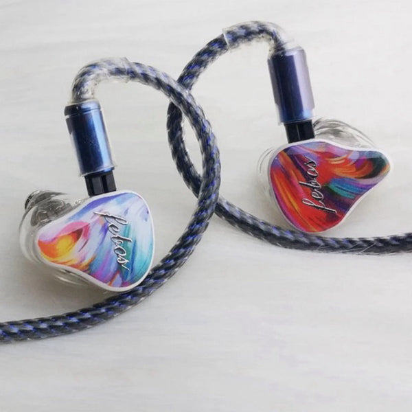 Hisenior Mega5EST, Tribrid In Ear Monitors: 2EST + 2BA +1DD Hybrid OG Version 2Pin 0.78mm Earphones IEM (Mega 5EST)