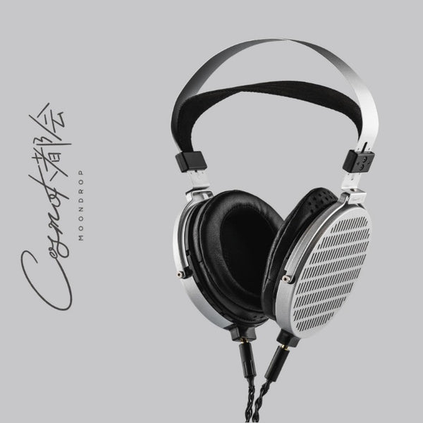 Moondrop Cosmo, Open-Back Headphones: Flagship 100mm Full-Size Over-Ear Planar Headphone (Cosmo)