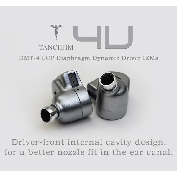 Tanchjim 4U, In-Ear Monitors: Double-chamber Dynamic Driver Earphones IEM (4U)