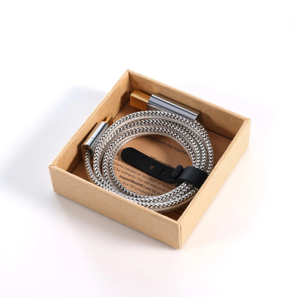 ddHIFI TC09BC or TC09BL (USB-C or IP to USB-B) USB Cable: Audiophile Cable with Double Shielded Structure Cables