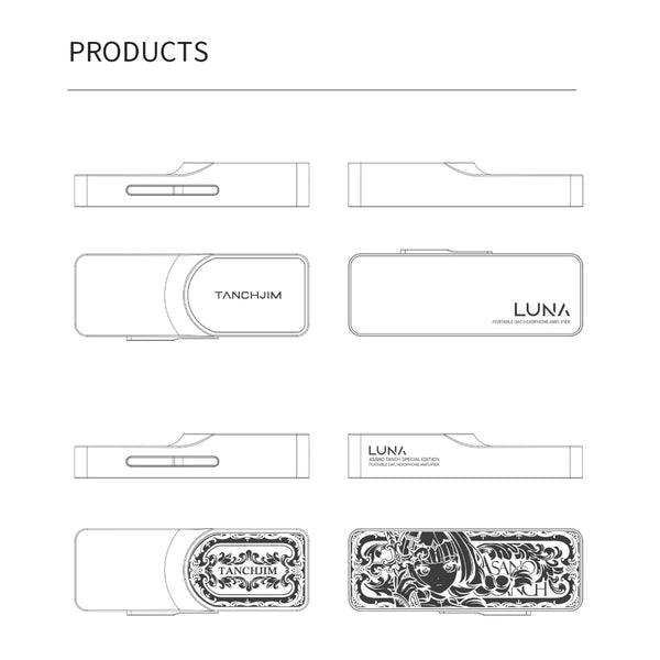 Tanchjim Luna, Portable Dongle DAC and Amplifier: Dual CS43198 Flagship USB DAC/AMP