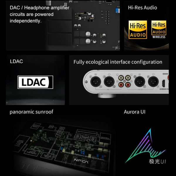 Topping DX9, Flagship DAC & Headphone Amplifier: AK4499 Balanced XLR DAC/AMP (DX 9)