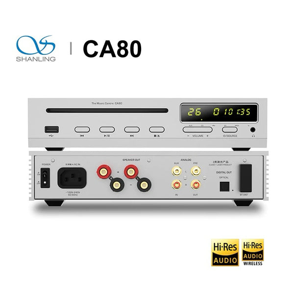 Shanling CA80, CD Player: ES9219MQ DAC Multi-Purpose CD Player (CA 80)