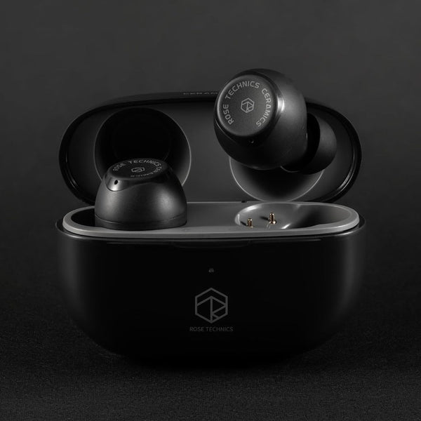 Rose Technics Ceramics, True Wireless Earbuds: 10mm DD, Bluetooth 5.3 with ENC Gaming TWS (Ceramics)