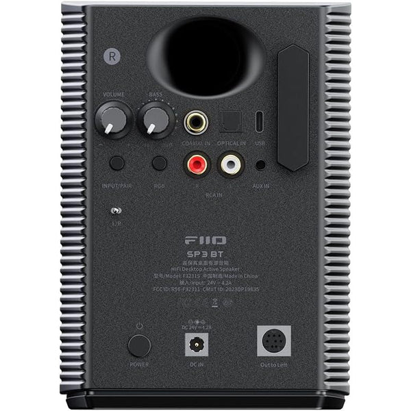 FiiO SP3BT, Desktop Monitor Speaker: with AUX Audio/RCA, 80W HiFi Stereo Bluetooth Computer Speakers (SP3BT)