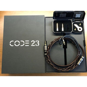 Effect Audio Code 23, In-Ear Monitor Upgrade Cable: Premium 16.5 AWG Solid Core UP-OCC Copper IEM Cable (Code 23)