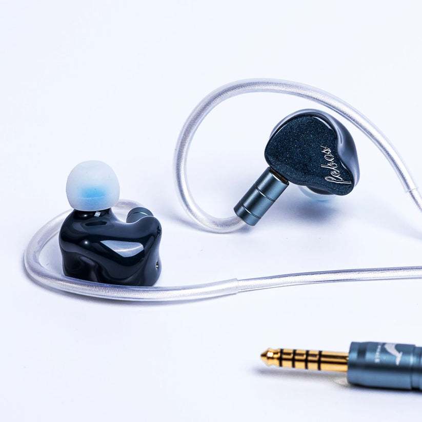 Hisenior Mega5EST, Tribrid In Ear Monitors: 2EST + 2BA +1DD Hybrid OG Version 2Pin 0.78mm Earphones IEM (Mega 5EST)