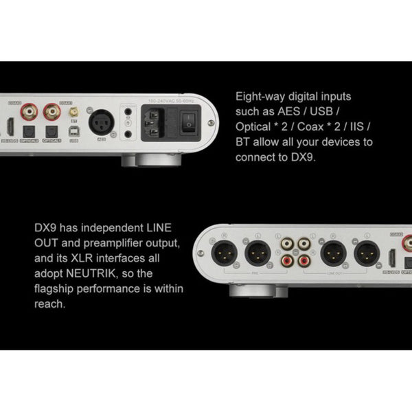 Topping DX9, Flagship DAC & Headphone Amplifier: AK4499 Balanced XLR DAC/AMP (DX 9)