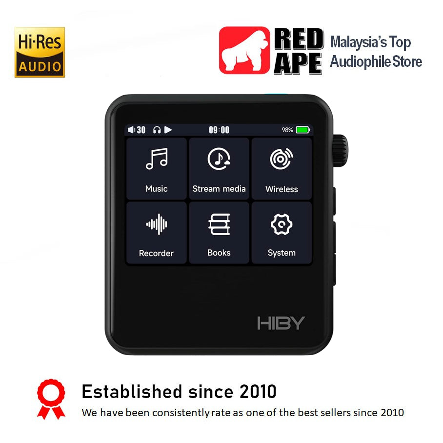 HiBy R2 II, Digital Audio Player: HiFi Portable, High Resolution MQA Player, DSD128 with Bluetooth 5.0 (R2 II)