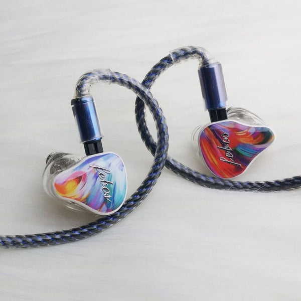 Hisenior Mega5EST, Tribrid In Ear Monitors: 2EST + 2BA +1DD Hybrid OG Version 2Pin 0.78mm Earphones IEM (Mega 5EST)