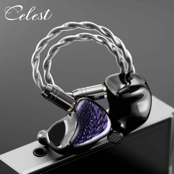 Kinera Celest Wyvern Black, In-Ear Monitors: 10mm LCP Dynamic Driver Earphones IEM (Abyss)