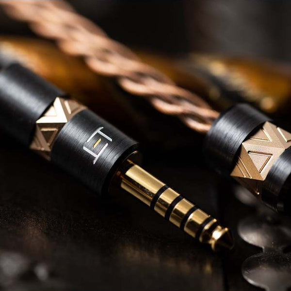 Eletech Raphael, In-Ear Monitor Upgrade Cable: Ultra High-Purity Gold-Plated IEM Cable (Raphael)