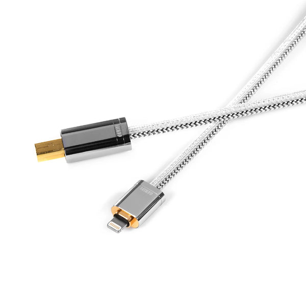 ddHIFI TC09BC or TC09BL (USB-C or IP to USB-B) USB Cable: Audiophile Cable with Double Shielded Structure Cables