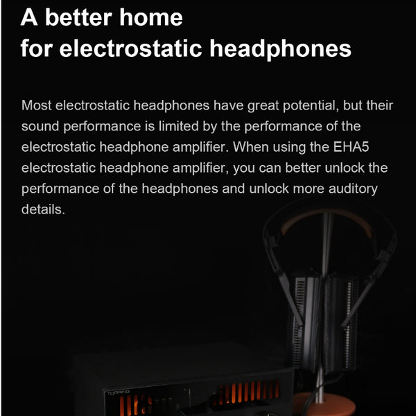 Topping EHA5, Electrostatic Headphone Amplifier: For Stax & Audeze Carbon AMP (EHA 5)