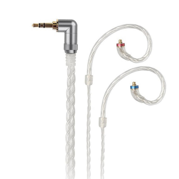 FIIO LC-2.5C/LC4.4C, MMCX In-Ear Monitors Cable: Silver-Plated Earphone Replacement Cable (LC2.5C, LC4.4C)