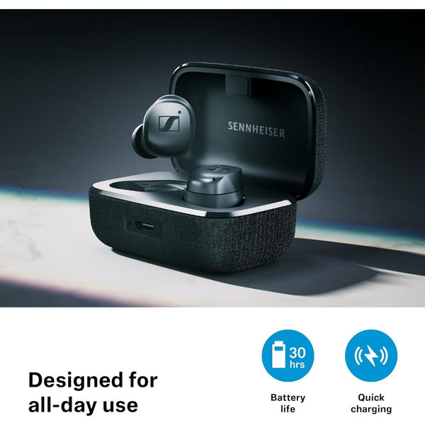 Sennheiser Momentum True Wireless 4 with Bluetooth 5.4, Crystal-Clear Sound, Comfortable Design, 30-Hour Battery Life