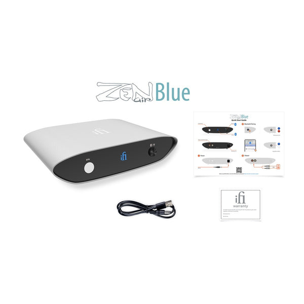 iFi Audio Zen Air Blue, Wireless Bluetooth DAC Receiver: High-Quality Bluetooth DAC Audio Receiver (Zen Air Blue)