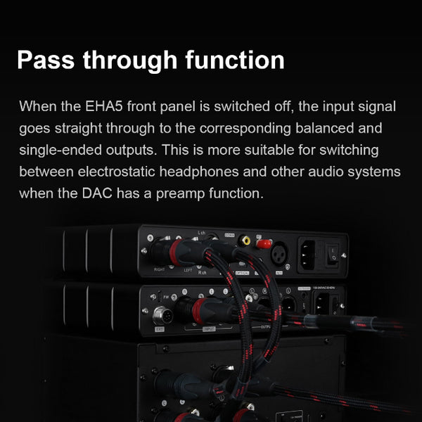 Topping EHA5, Electrostatic Headphone Amplifier: For Stax & Audeze Carbon AMP (EHA 5)