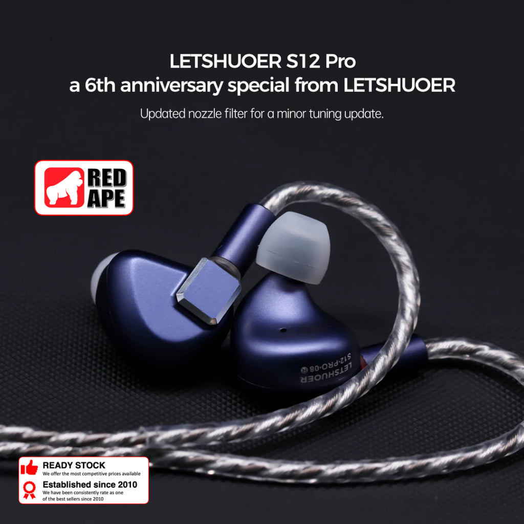 LetShuoer S12 Pro In Ear Monitor with 14.8mm Planar Magnetic Driver HiFi IEM in Ear Earphones Letshuoer S12 Pro