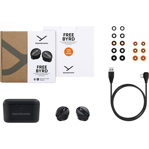 Beyerdynamic Free BYRD, True Wireless Earbuds: Black, Active Noise Cancelling TWS (Free BYRD)