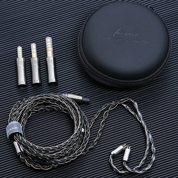 Kinera Leyding, In-Ear Monitors Upgrade Cable: 5N OFC Alloy Copper, 8 Core Silver-Plated Hybrid IEM Cable (Leyding)