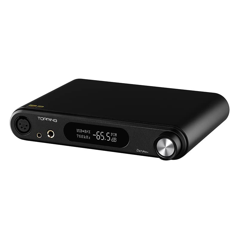 Topping DX7 PRO+, DAC & Headphone Amplifier: LDAC Hi-Res Audio Decoder DAC/AMP (DX7 PRO+)