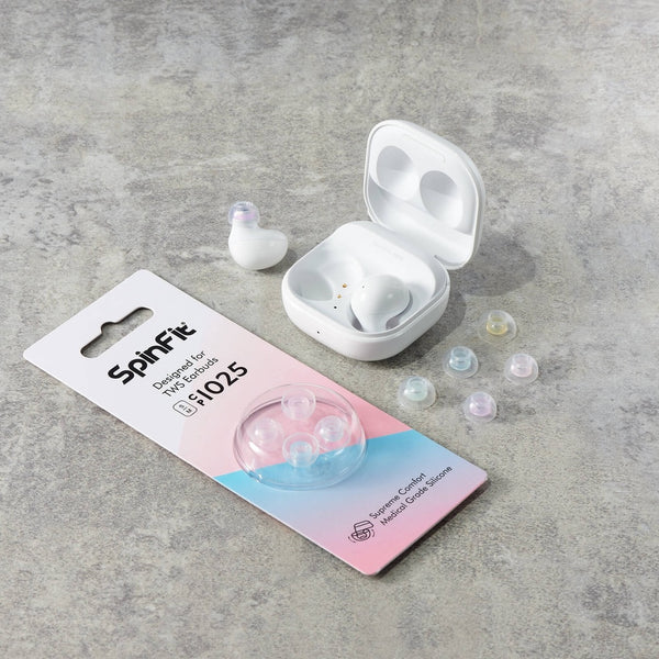 SpinFit CP1025, Silicone Replacement Eartips (2 Pairs): for TWSMedical Grade Replacement Ear Tips (CP1025)