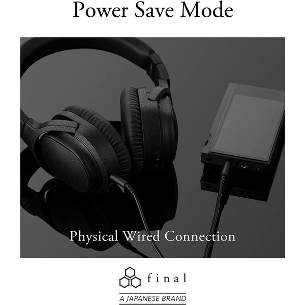 Final Audio UX3000, Wireless Over-Head Headphones: with Active Noise Cancelling Hybrid Wireless ANC Headphone (UX 3000)