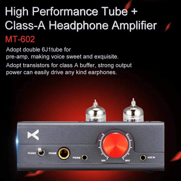 xDuoo MT-602, Headphone Amplifier: Tube Class-A Transistor Pre-Amplifier with Volume Control AMP (MT- 602)