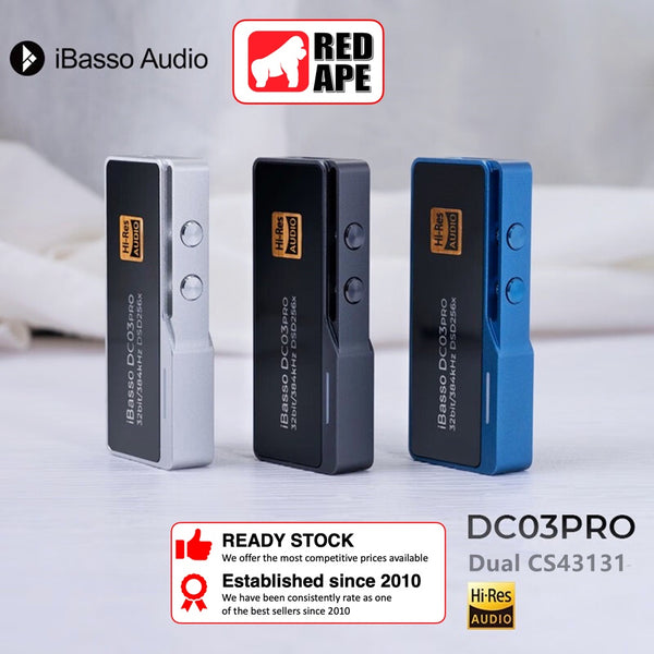 iBasso DC03 Pro and DC04 Pro, DAC and Amplifier: 2023 Edition MQA USB DAC/AMP (DC 03 Pro, DC 04 Pro)