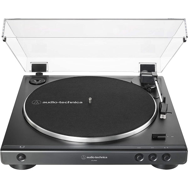 Audio Technica AT-LP60X, Fully Automatic Turntable: 2-Speed Belt-Drive with Dust Cover Stereo Turntable (ATLP60X)