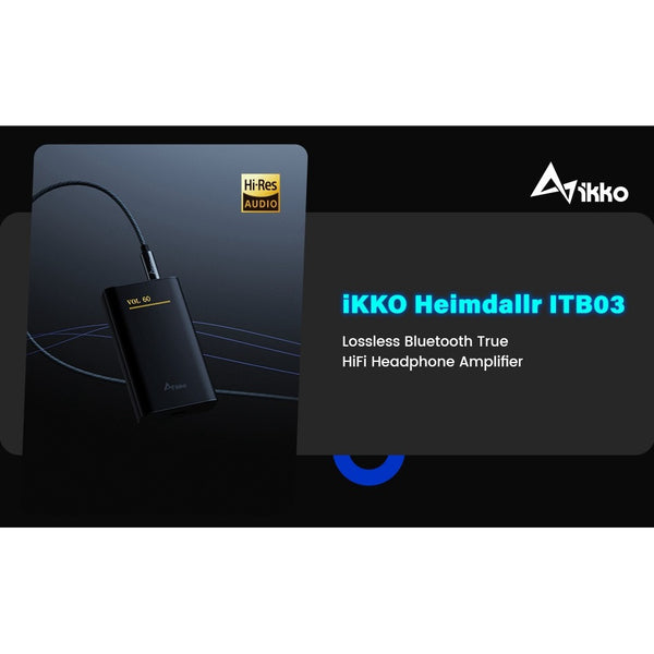 iKKO Heimdallr ITB03, Bluetooth Wireless DAC and Amplifier: PS5 Optical Output Headphone DAC/AMP (Heimdallr ITB03)