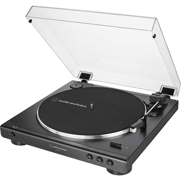 Audio Technica AT-LP60X, Fully Automatic Turntable: 2-Speed Belt-Drive with Dust Cover Stereo Turntable (ATLP60X)