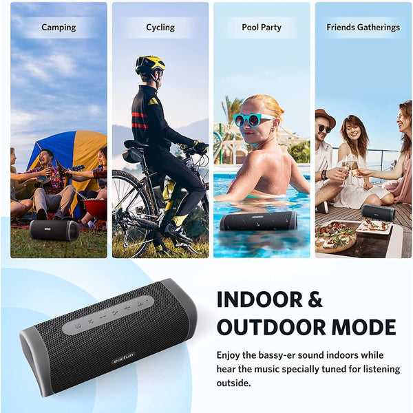 EarFun Uboom L, Wireless Bluetooth Speaker: 28W Loud Stereo Sound, Waterproof & Dustproof Portable Speaker (UBOOM L)