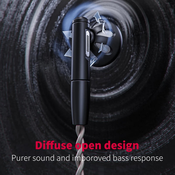 FiiO FF5, Dynamic Driver Wired Flathead Earbuds: with detachable 3.5mm/4.4mm MMCX Cable Carbon-based Earphones (FF 5)