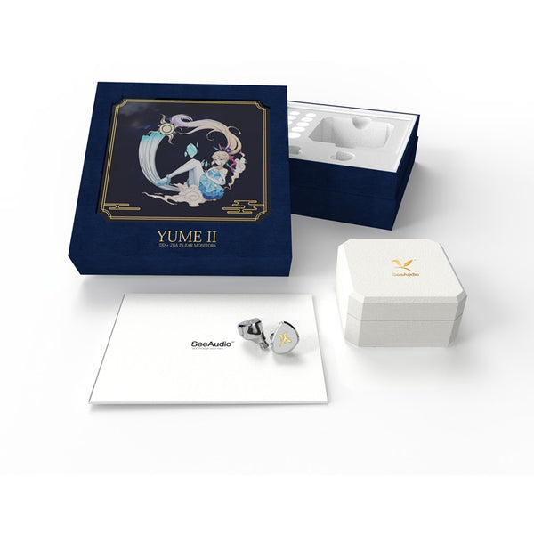 SeeAudio Yume II, In-Ear Monitors: 1DD + 2BA Earphones IEM (YUME 2)