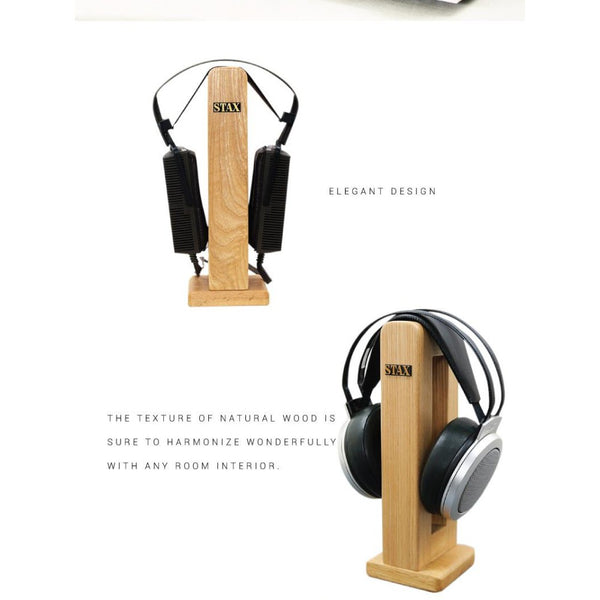 STAX HPS 2, Hokkaido Wood Headphone Stand: Made in Japan (HPS 2)