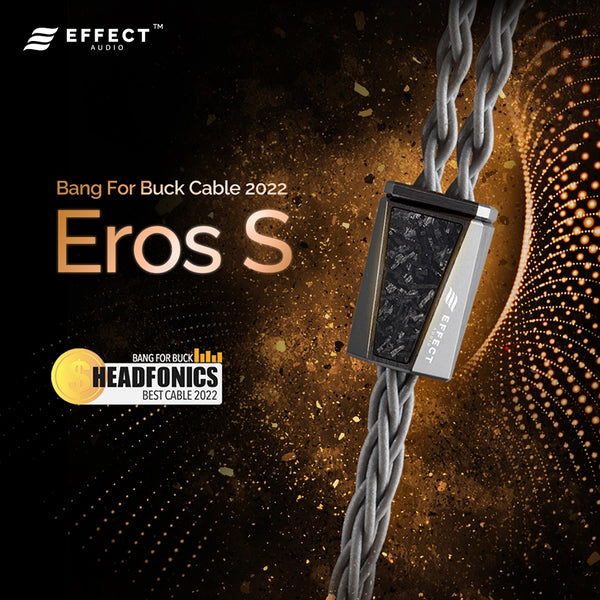 Effect Audio Signature Series Eros S, In-Ear Monitors Upgrade Cable: 8wire 2pin 0.78, Silver and Copper Litz (Eros S)