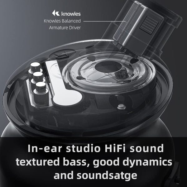 FiiO FW5, True Wireless Earbuds: Integrated 1BA + 2DD with LHDC, Bluetooth 5.2 Wireless Earphones TWS (FW 5)