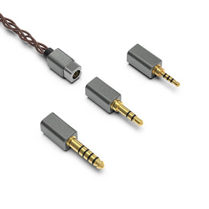 FiiO LF-RB, MMCX In-Ear Monitors Upgrade Cable: Swappable 2.5/3.5/4.4MM Magnetic Plug (LFRB)