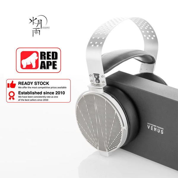 Moondrop Venus, Open Back Headphones: Flagship Full-Size Over Ear Planar Headphon